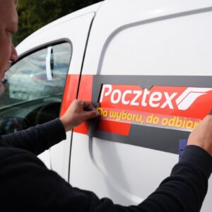 Okleina bus kurierski POCZTEX